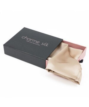 Zīda spilvendrāna Beige kaste