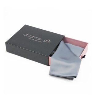 Zīda spilvendrāna Dusty Blue kaste