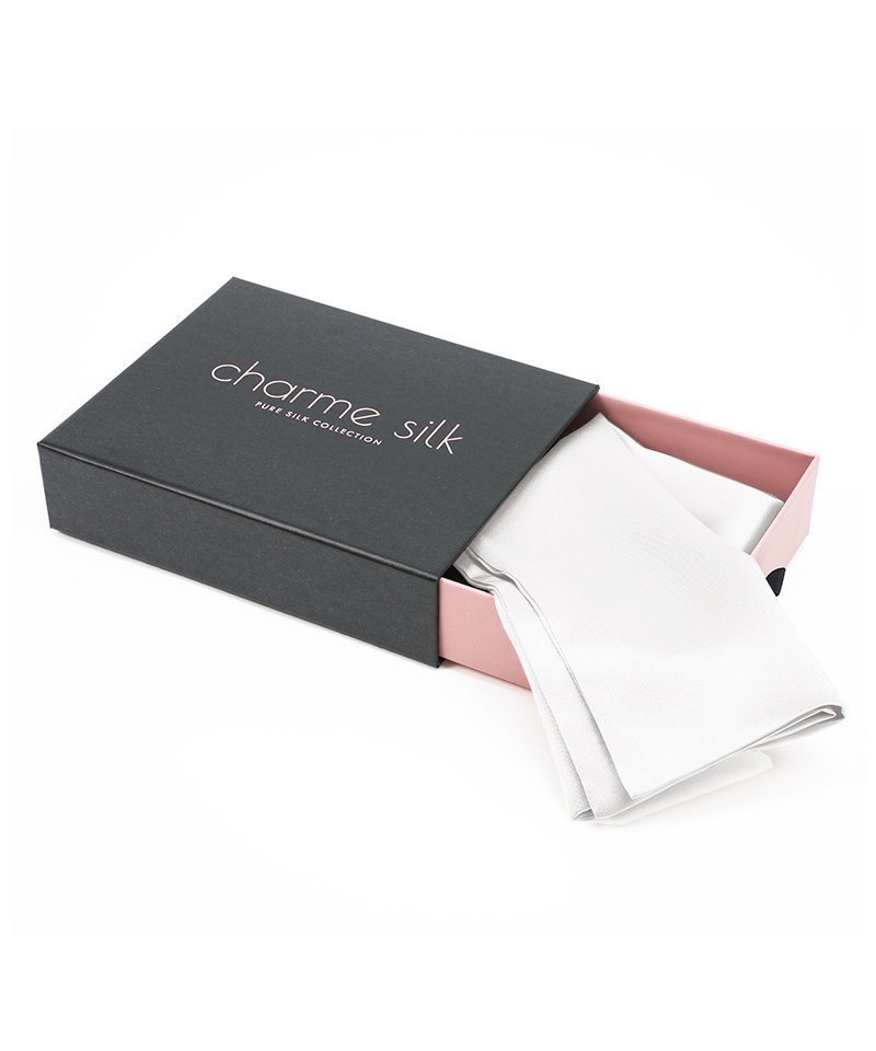 Zīda spilvendrāna Ivory kaste