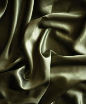 Zīda spilvendrāna Olive audums