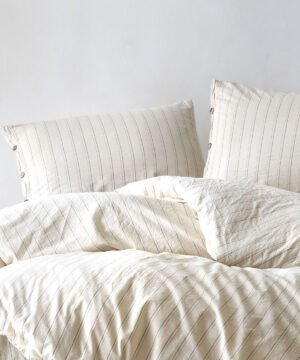 Chambray kokvilnas spilvendrāna Sunday