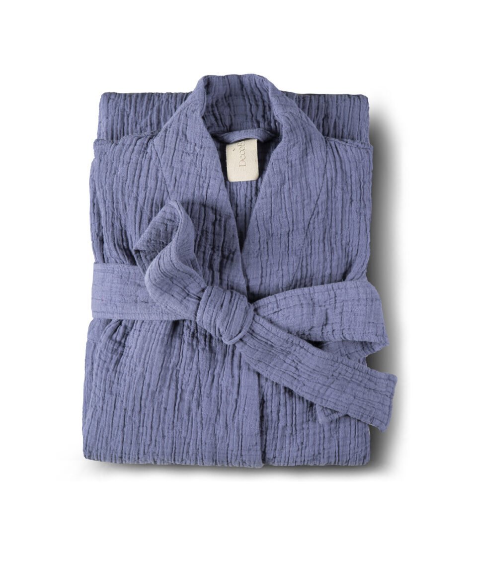 Kokvilnas halāts Orion Blueberry