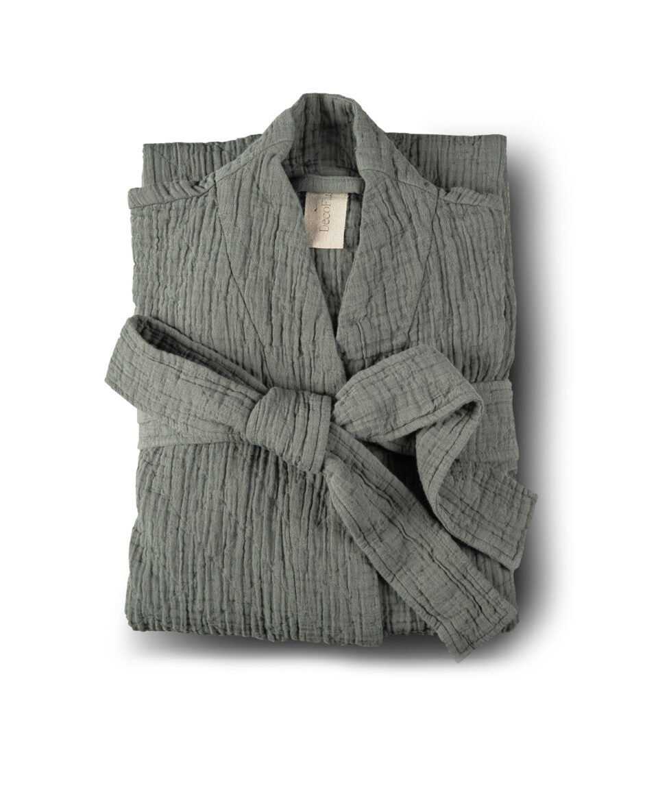 Kokvilnas halāts Orion Iceland Moss