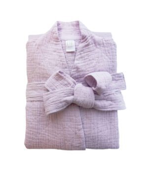 Kokvilnas halāts Orion Mist Pink