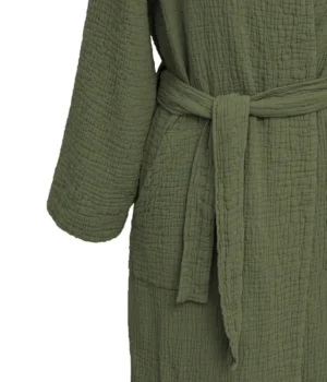 Kokvilnas halāts Orion Solid Moss