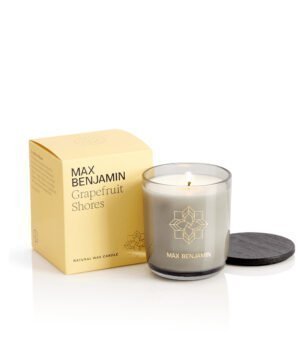 Max Benjamin aromātiskā svece Grapefruit Shores ar kastīti