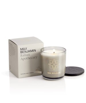 Max Benjamin aromātiskā svece Italian Apothecary ar kastīti