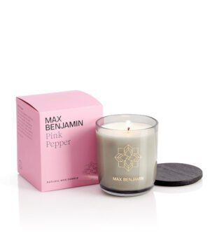 Max Benjamin aromātiskā svece Pink Pepper ar kastīti