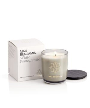 Max Benjamin aromātiskā svece White Pomegranate ar kastīti