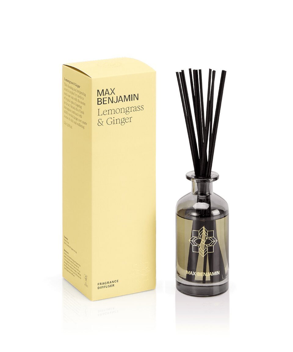 Max Benjamin telpas aromāts Lemongrass & Ginger ar kociņiem