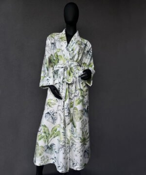 Satīna halāts Decoflux Flora Costera