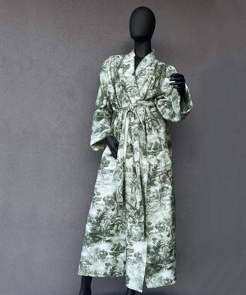 Halāts satīna Lovers Tale Moss