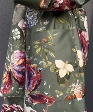 Satīna halāts Decoflux Magic Garden Moss