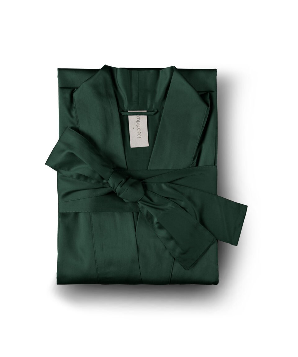 Satīna halāts Royal Green