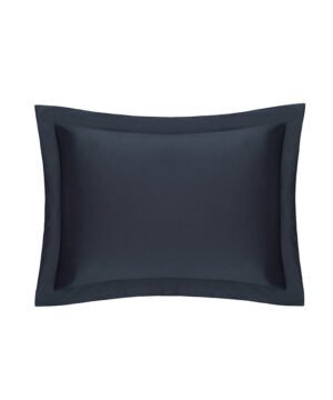 Vienkrāsaina satīna spilvendrāna Anthracite