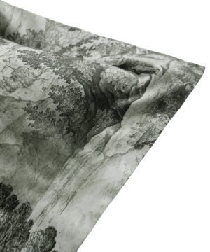 Satīna spilvendrāna Lovers Tale Moss audums