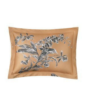 Satīna spilvendrāna Orchids Cinnamon