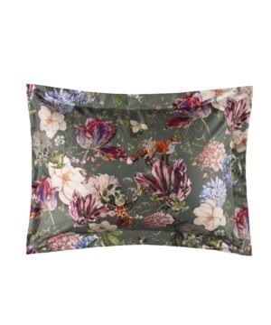 Satīna spilvendrāna Secret Garden Moss