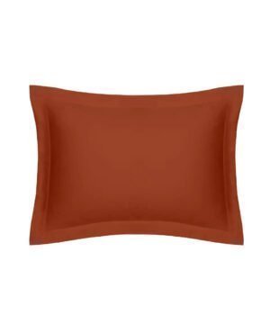 Satīna spilvendrāna Terracotta