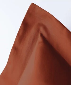 Satīna spilvendrāna Terracotta audums