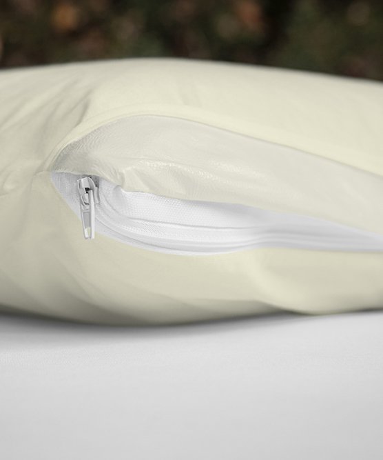 Tencel spilvendrāna ar cinku krēmbalta