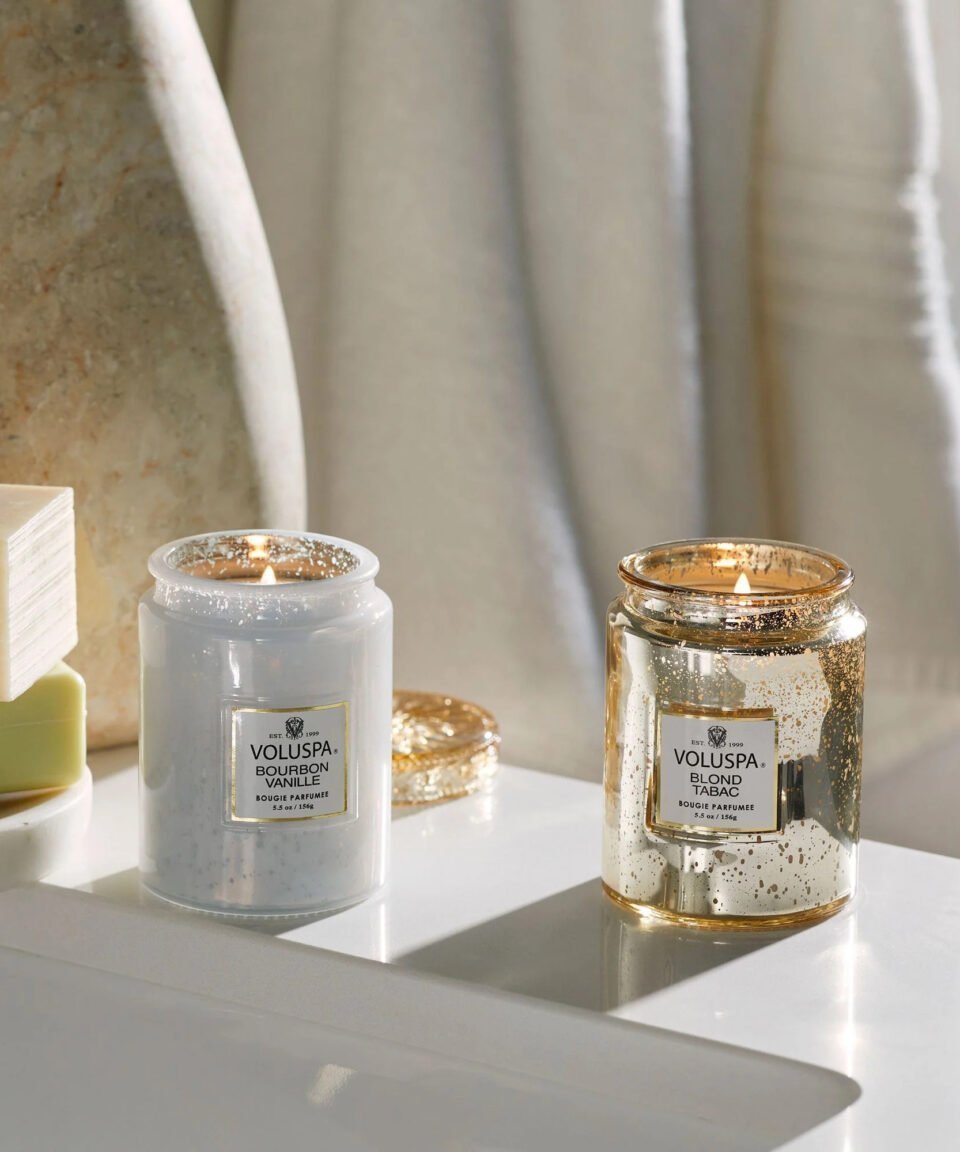 Voluspa aromātiskā svece Bourbon Vanille