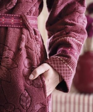 halats-pip-studio-jasmin-jacquard-dark-pink-bordo-ar-rakstu