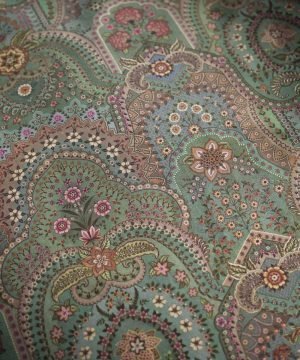 perkala-gultas-vela-little-jabali-green-audums